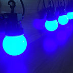 Ghirlanda luminoasa 10 m. cu 20 becuri mate LED multicolor interconectabila Ghirlanda luminoasa Lumini Terasa