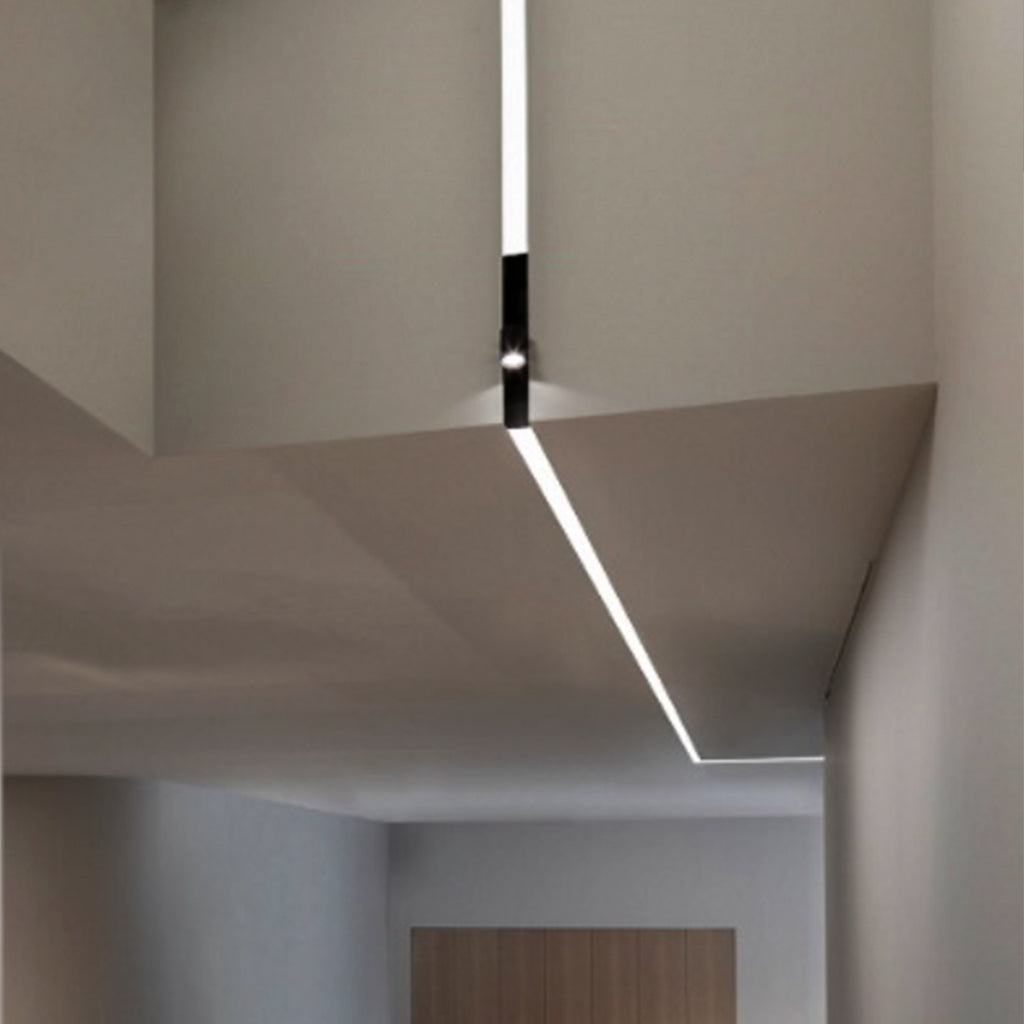 Conector de colt (90° vertical EXTERIOR) magnetic pentru MONTAJ APARENT LUXON