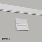 Proiector pentru sina magnetica orientabil FOLD10 ALB LED LUXON