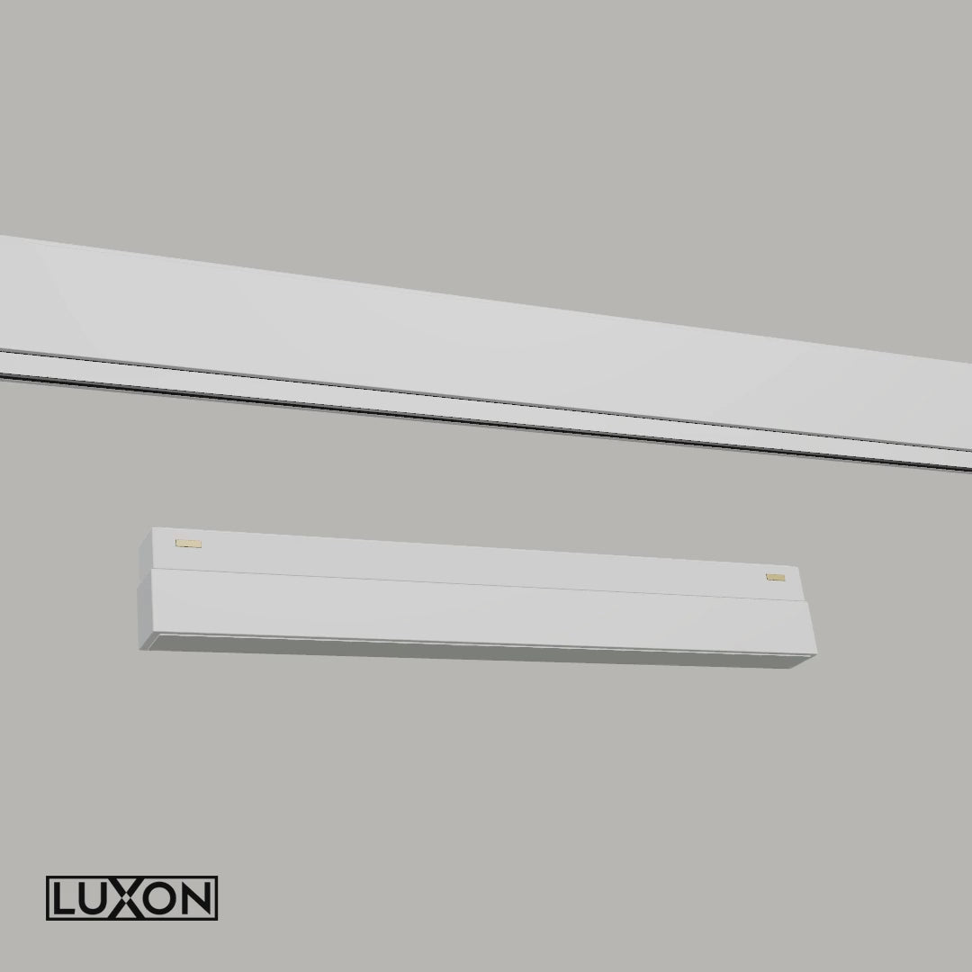 Proiector pentru sina magnetica LINE30 ALB LED LUXON
