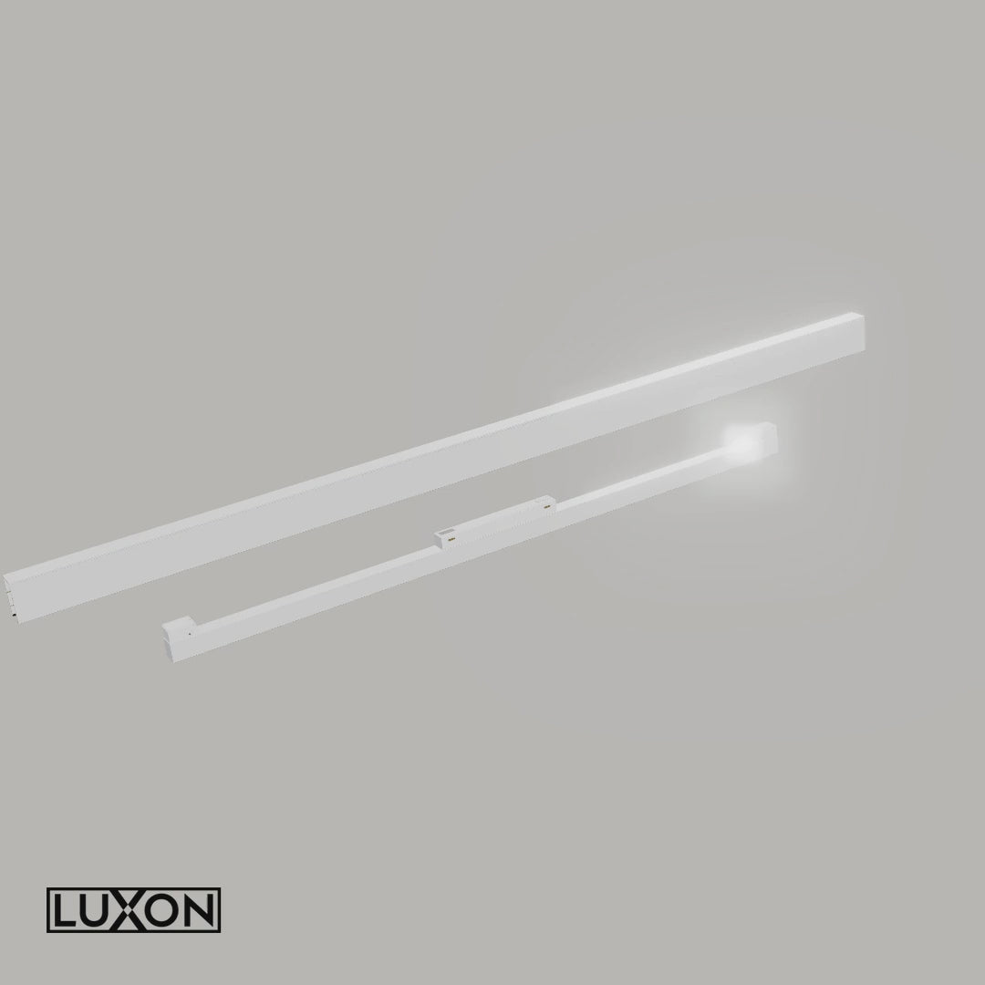 Proiector pentru sina magnetica LINE90 ALB LED LUXON
