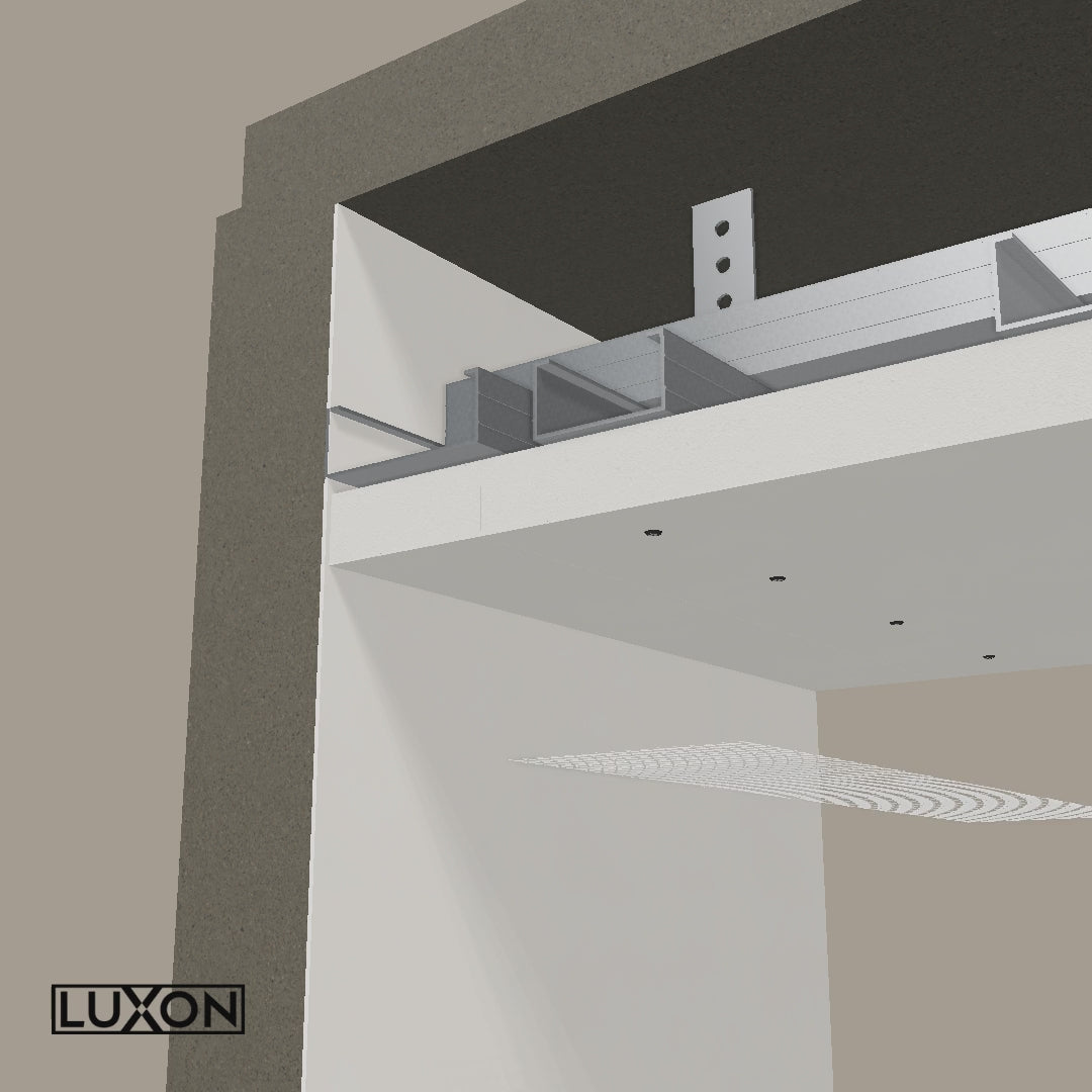 Profil SHADOW GAP 200 cm. negru LUXON