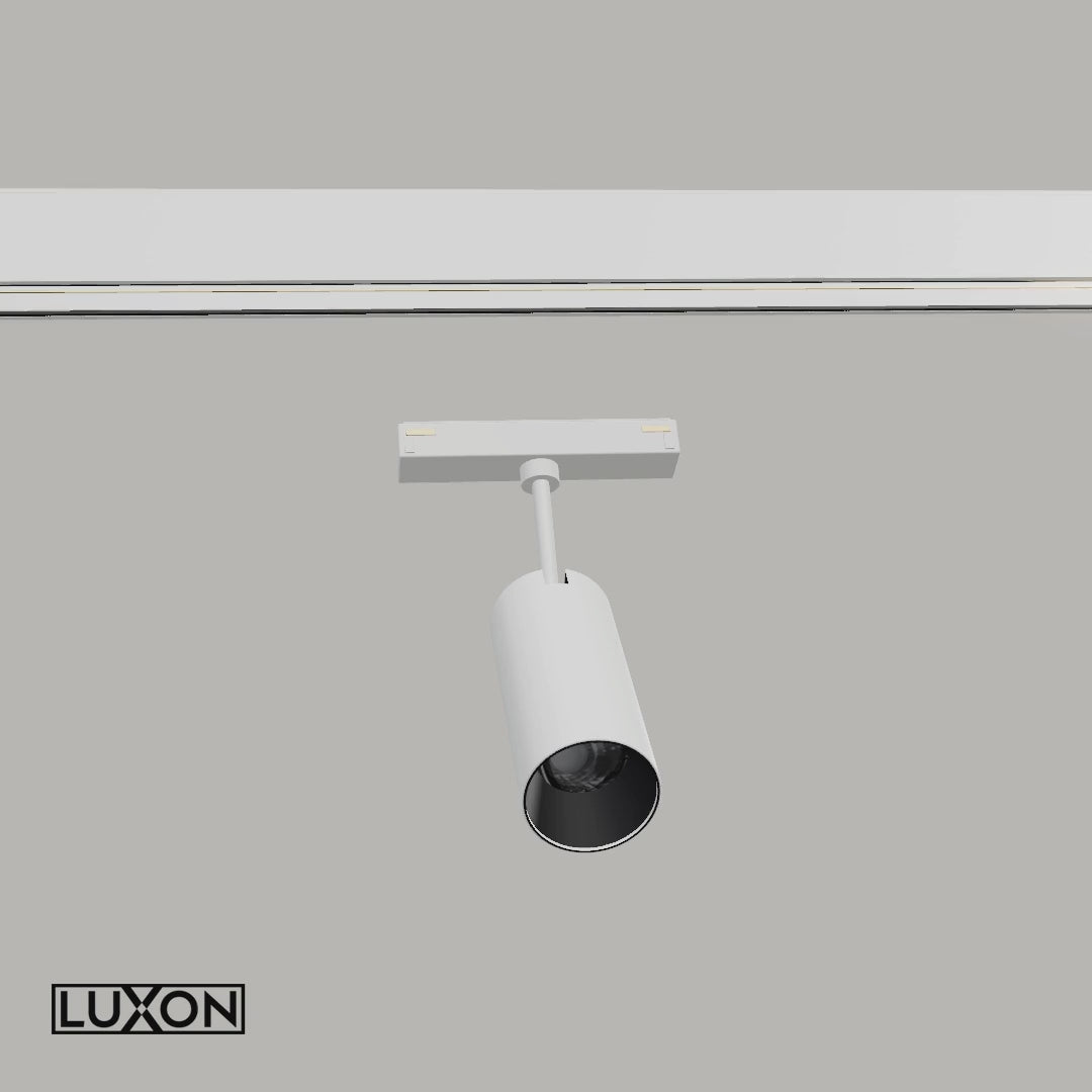 Proiector pentru șină magnetică SPOT50 ALB LED LUXON