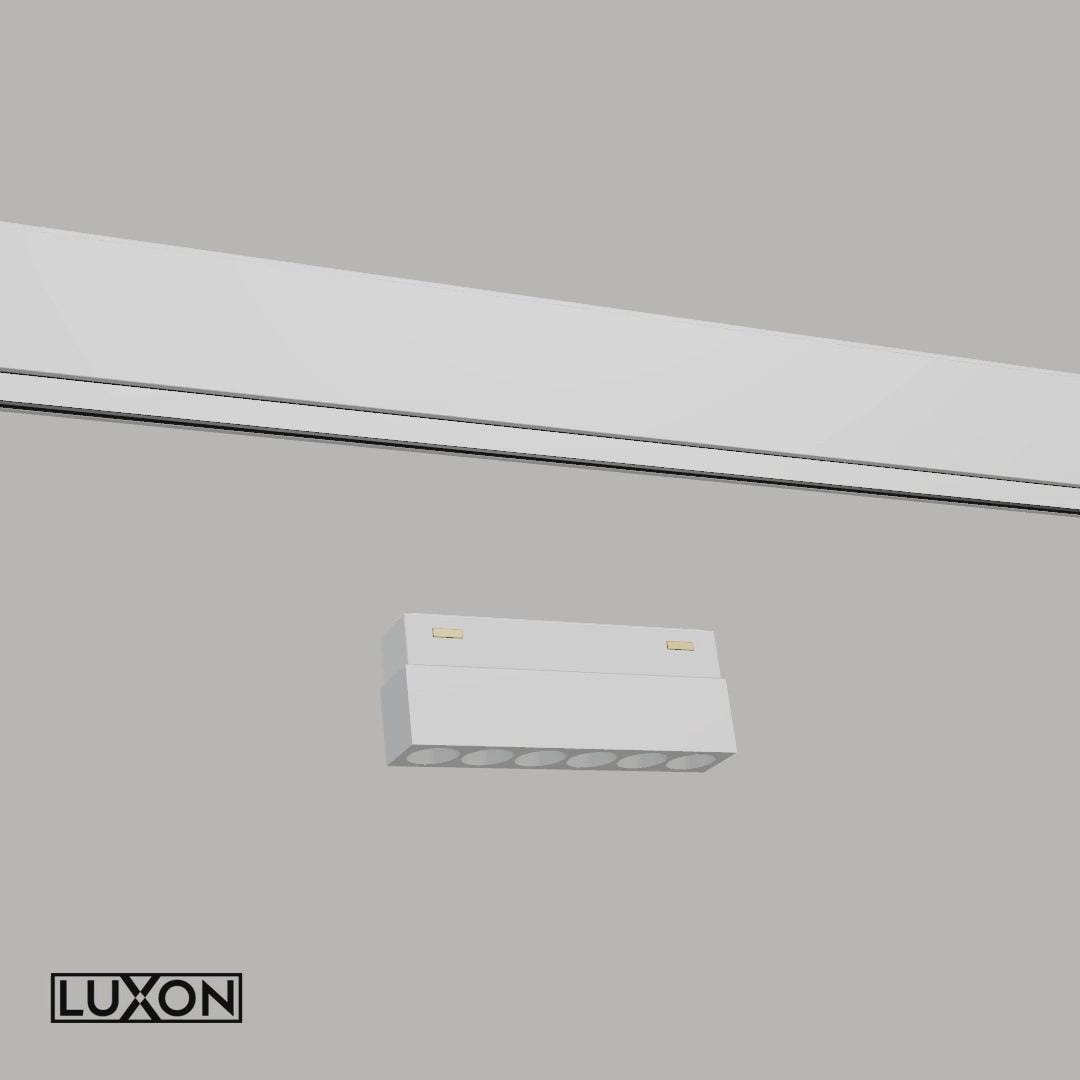 Proiector pentru sina magnetica DOT06 ALB LED LUXON
