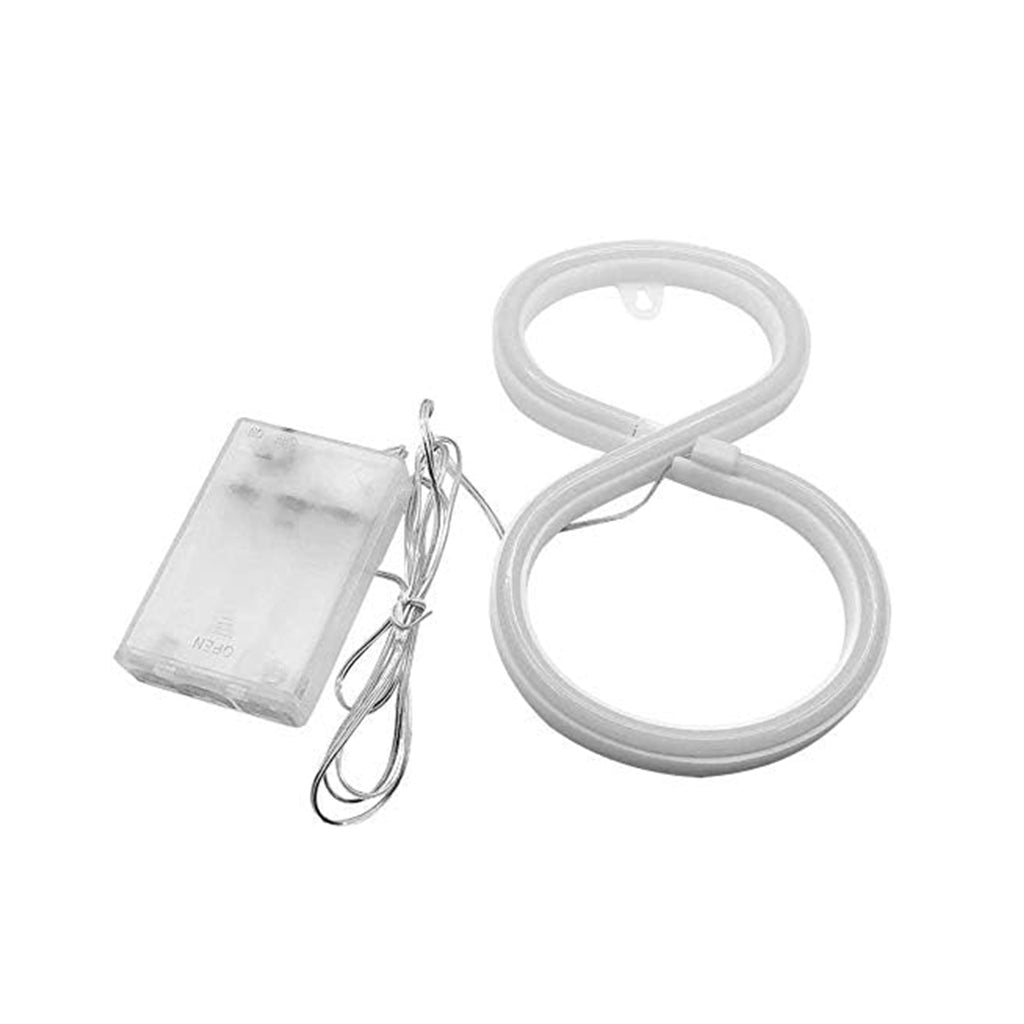 Cifre Luminoase Neon Flex cu baterii si USB