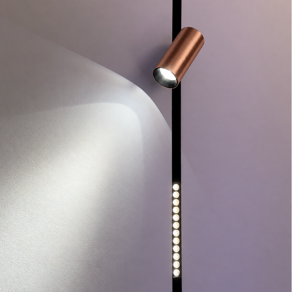 Proiector pentru sina magnetica SPOT65 CUPRU LED LUXON