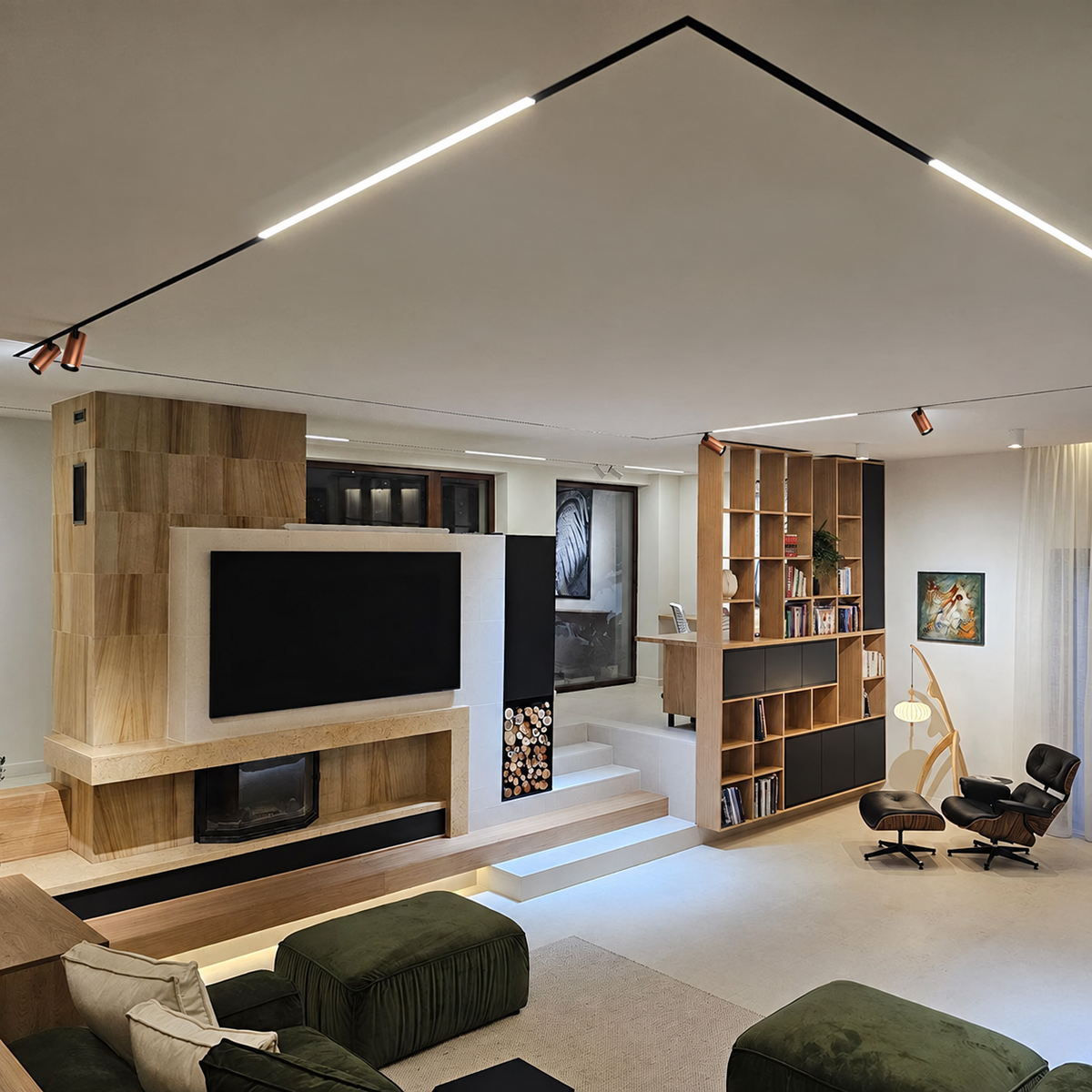 Proiector pentru sina magnetica SPOT65 CUPRU LED LUXON