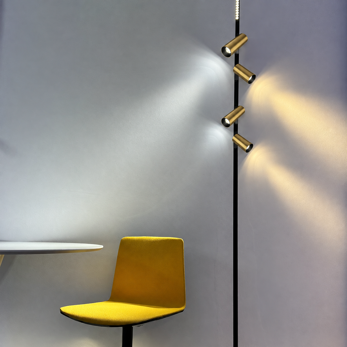 Proiector SMART pentru sina magnetica SPOT65 AURIU LED LUXON
