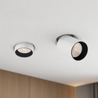Spot retractabil, incastrat, fara rama VECTOR LIGHT alb LUXON
