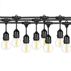 Ghirlanda luminoasa 10 m. cu 10 becuri G45 5W LED E27 interconectabila Ghirlanda luminoasa Lumini Terasa
