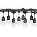 Ghirlanda luminoasa 15 m. cu 15 becuri G45 1W LED E27 interconectabila