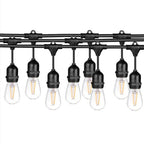 Ghirlanda luminoasa 15 m. cu 15 becuri LED E27 interconectabila Ghirlanda luminoasa Lumini Terasa