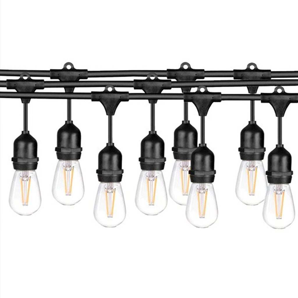 Ghirlanda luminoasa 15 m. cu 15 becuri LED E27 interconectabila Ghirlanda luminoasa Lumini Terasa