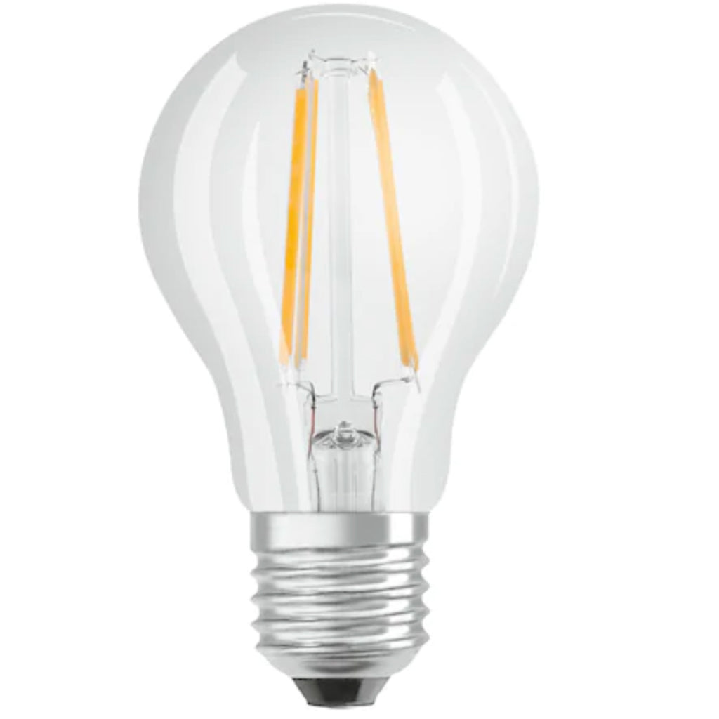 Bec A60 LED transparent din sticla E27 6.5W Bec Lumini Terasa