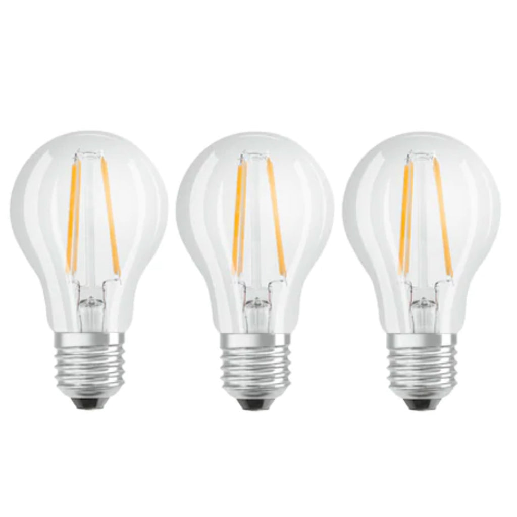 Bec A60 LED transparent din sticla E27 6.5W Bec Lumini Terasa
