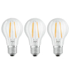 Bec A60 LED transparent din sticla E27 6.5W Bec Lumini Terasa