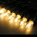Ghirlanda luminoasa 20 m. cu 20 becuri S14 LED E27 interconectabila Ghirlanda luminoasa Lumini Terasa
