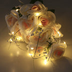 Ghirlanda Luminoasa Decorativa din Cupru 10 m. cu 100 LEDuri cu baterii Ghirlanda luminoasa Lumini Terasa