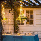 Ghirlanda Luminoasa Decorativa Solara din Cupru 20 m. cu 200 LEDuri Ghirlanda luminoasa Lumini Terasa