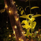 Ghirlanda Luminoasa Decorativa Solara din Cupru 20 m. cu 200 LEDuri Ghirlanda luminoasa Lumini Terasa