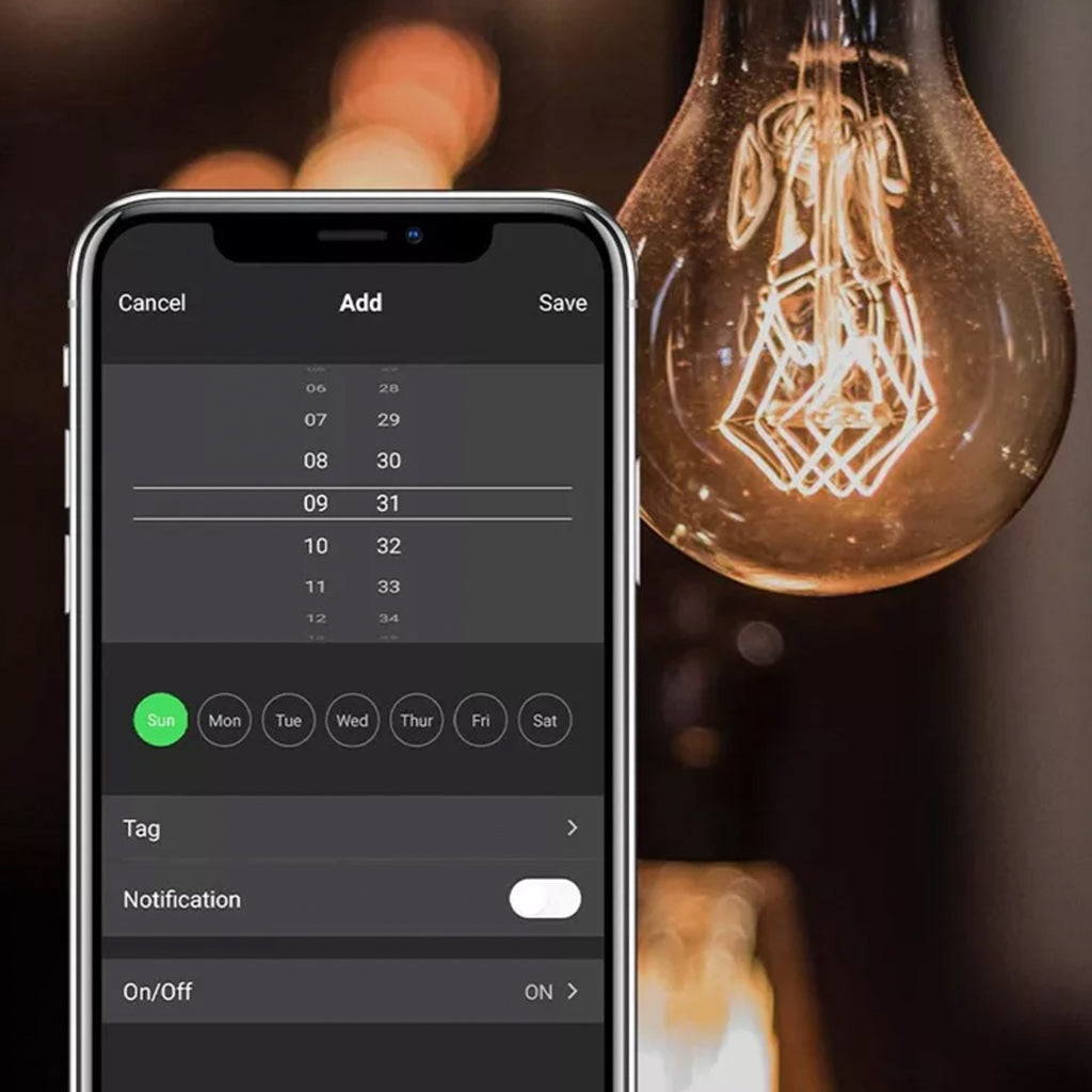 Adaptor priza Smart WiFi cu Variator din Telecomanda 400W cu Dimmer