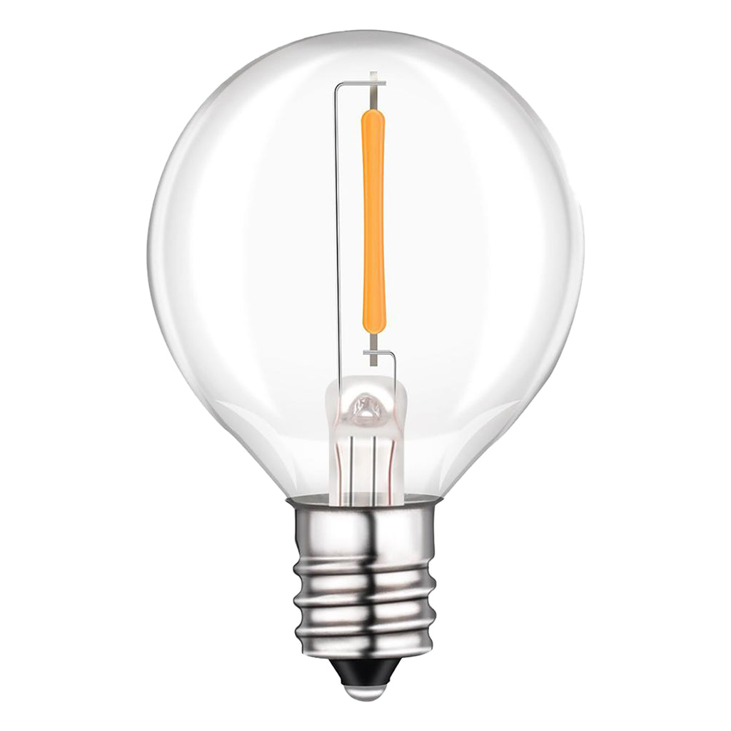 Bec G40 Filament Led E12 0.8W LuminiTerasa Lumina Calda
