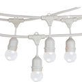 Ghirlanda luminoasa 15 m. cu 15 becuri G45 1W LED E27 interconectabila