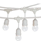 Ghirlanda luminoasa 15 m. cu 15 becuri G45 1W LED E27 interconectabila