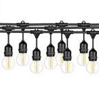 Ghirlanda luminoasa 10 m. cu 10 becuri G45 5W LED E27 interconectabila Ghirlanda luminoasa Lumini Terasa