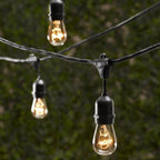 Cablu Ghirlanda luminoasa 10 m. cu 10 fasunguri E27 interconectabila Ghirlanda luminoasa Lumini Terasa