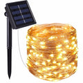 Ghirlanda Luminoasa Decorativa Solara din Cupru 20 m. cu 200 LEDuri Ghirlanda luminoasa Lumini Terasa