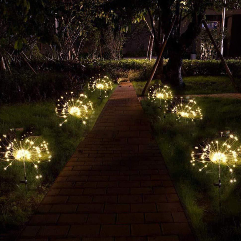 Lampa Decorativa Artificii din Cupru cu 120 Led-uri Ghirlanda luminoasa Lumini Terasa