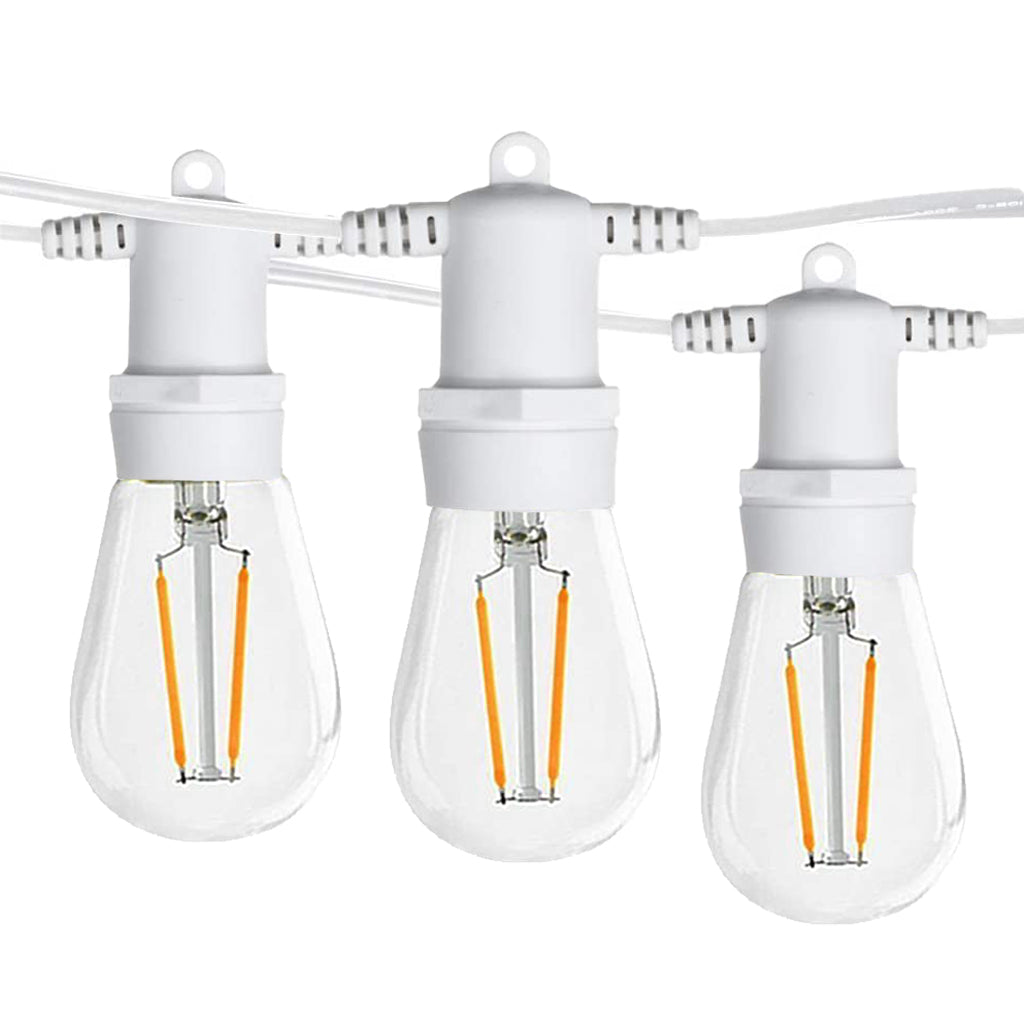 Ghirlanda luminoasa 10 m. cu 20 becuri S14 LED E27 interconectabila