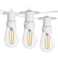 Ghirlanda luminoasa 10 m. cu 20 becuri S14 LED E27 interconectabila