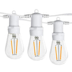 Ghirlanda luminoasa 10 m. cu 20 becuri S14 LED E27 interconectabila