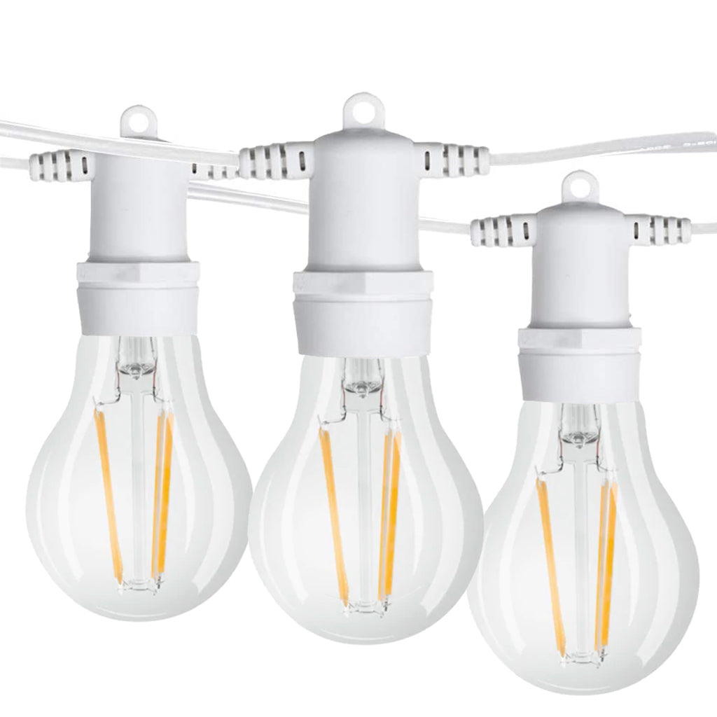 Ghirlanda luminoasa 10 m. cu 20 becuri A60 LED E27 interconectabila
