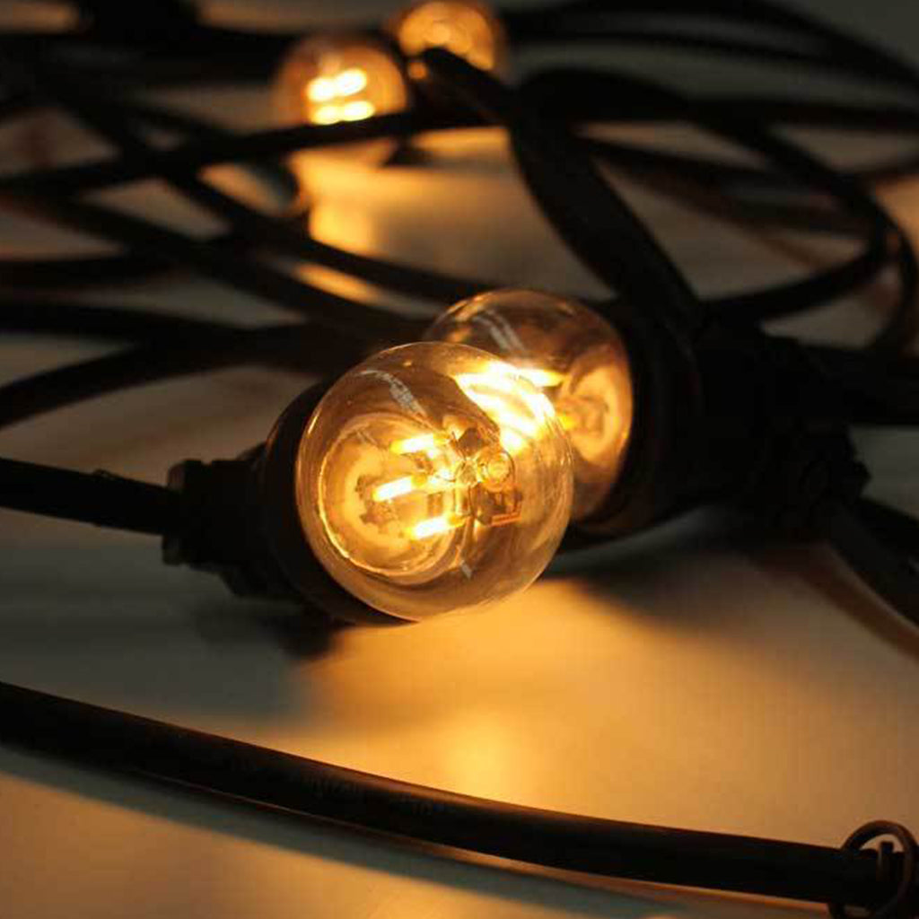 Ghirlanda luminoasa 20 m. cu 20 becuri G45 5W LED E27 interconectabila Ghirlanda luminoasa Lumini Terasa