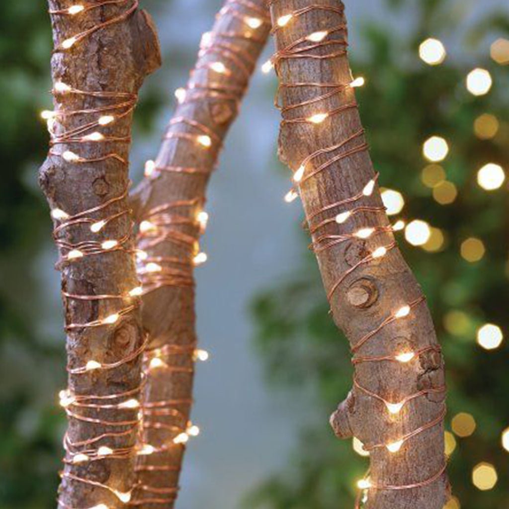 Ghirlanda Luminoasa Decorativa din Cupru 30 m. cu 300 LEDuri Ghirlanda luminoasa Lumini Terasa