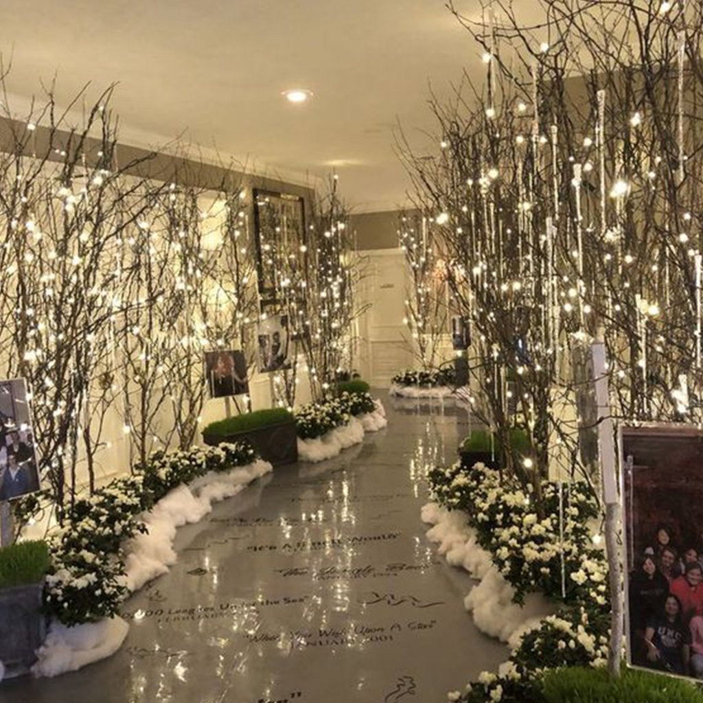 Ghirlanda Luminoasa Decorativa din Cupru 20 m. cu 200 LEDuri Ghirlanda luminoasa Lumini Terasa