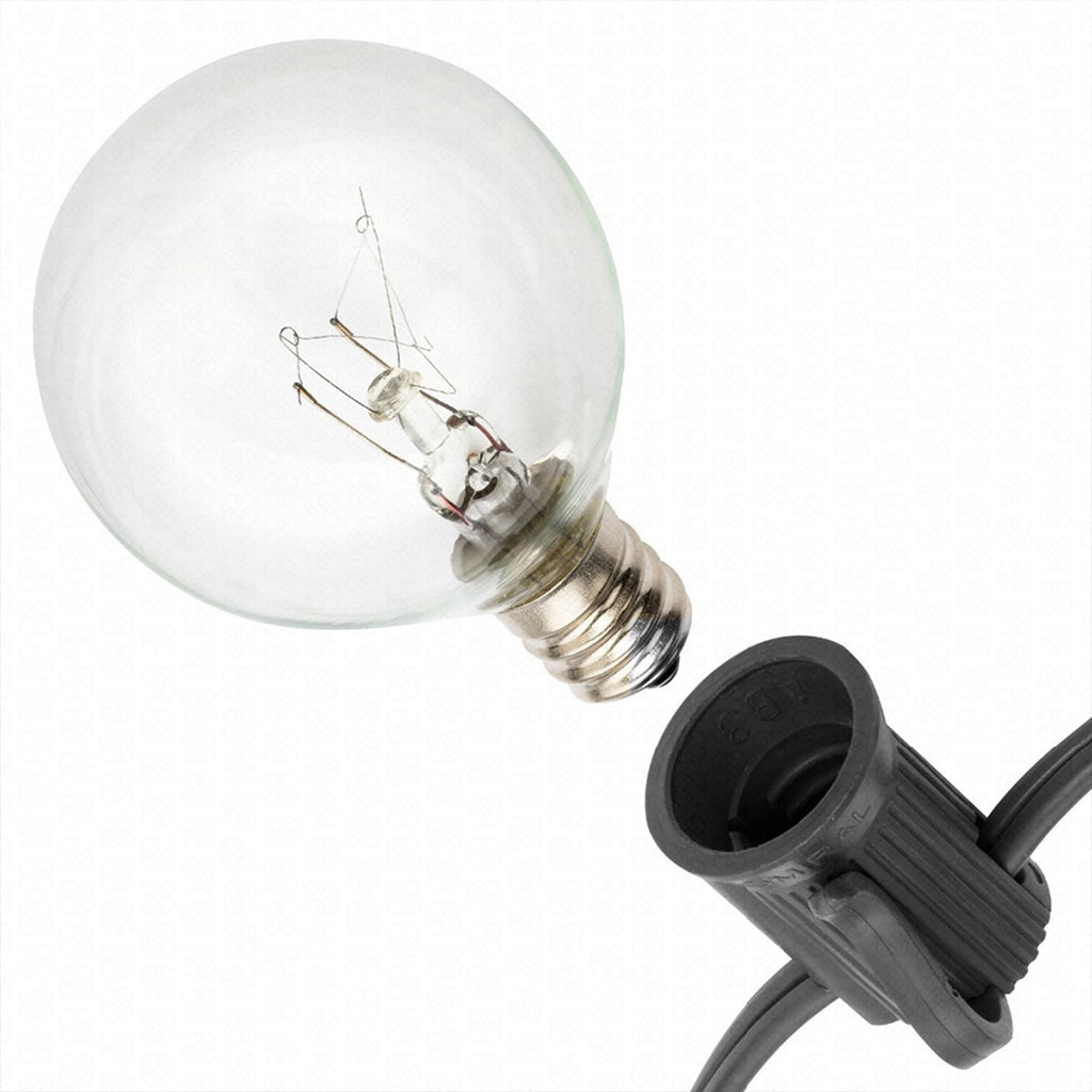 Ghirlanda luminoasa 10 m. cu 25 becuri Edison interconectabila Ghirlanda luminoasa Lumini Terasa