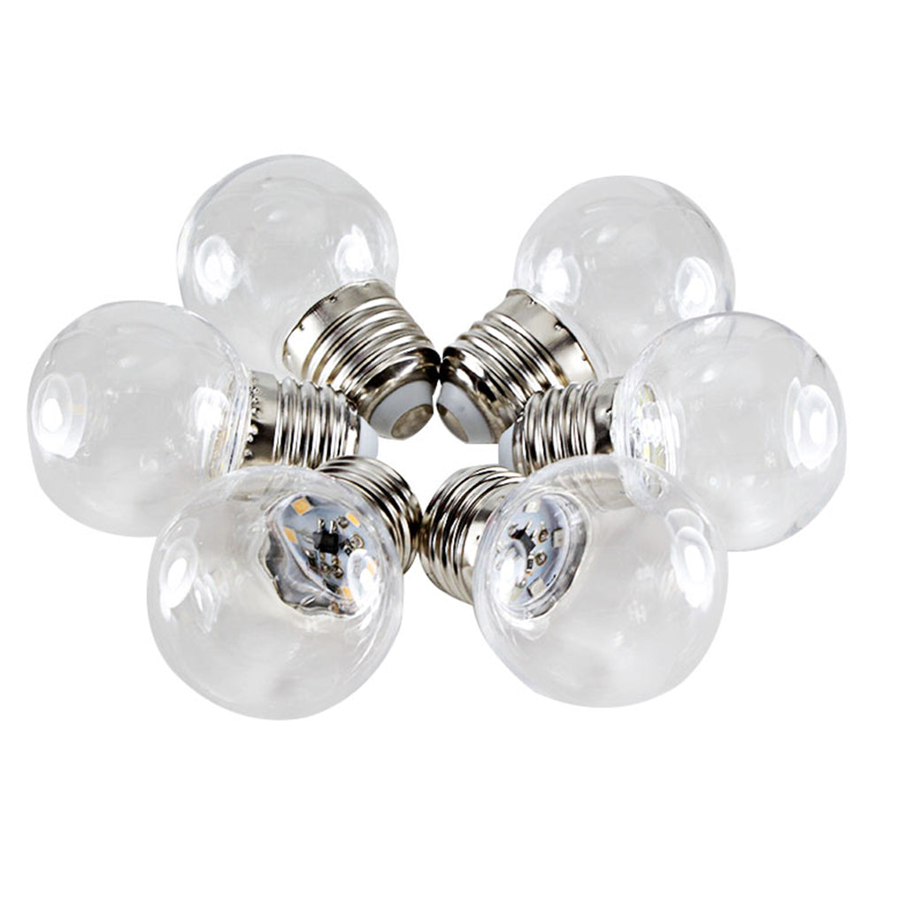 Ghirlanda luminoasa 10 m. cu 10 becuri G45 5W LED E27 interconectabila Ghirlanda luminoasa Lumini Terasa