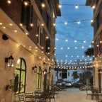 Ghirlanda luminoasa 10 m. cu 20 becuri mate LED interconectabila Ghirlanda luminoasa Lumini Terasa