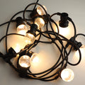 Ghirlanda luminoasa 10 m. cu 20 becuri LED 1W E27 interconectabila Ghirlanda luminoasa Lumini Terasa