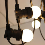 Ghirlanda luminoasa 10 m. cu 20 becuri LED 1W E27 interconectabila Ghirlanda luminoasa Lumini Terasa