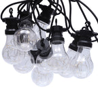 Ghirlanda luminoasa 5 m. cu 10 becuri A60 si 50 LEDuri de exterior Ghirlanda luminoasa Lumini Terasa