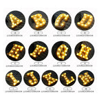Litere volumetrice luminoase LED cu baterii Litere luminoase Lumini Terasa