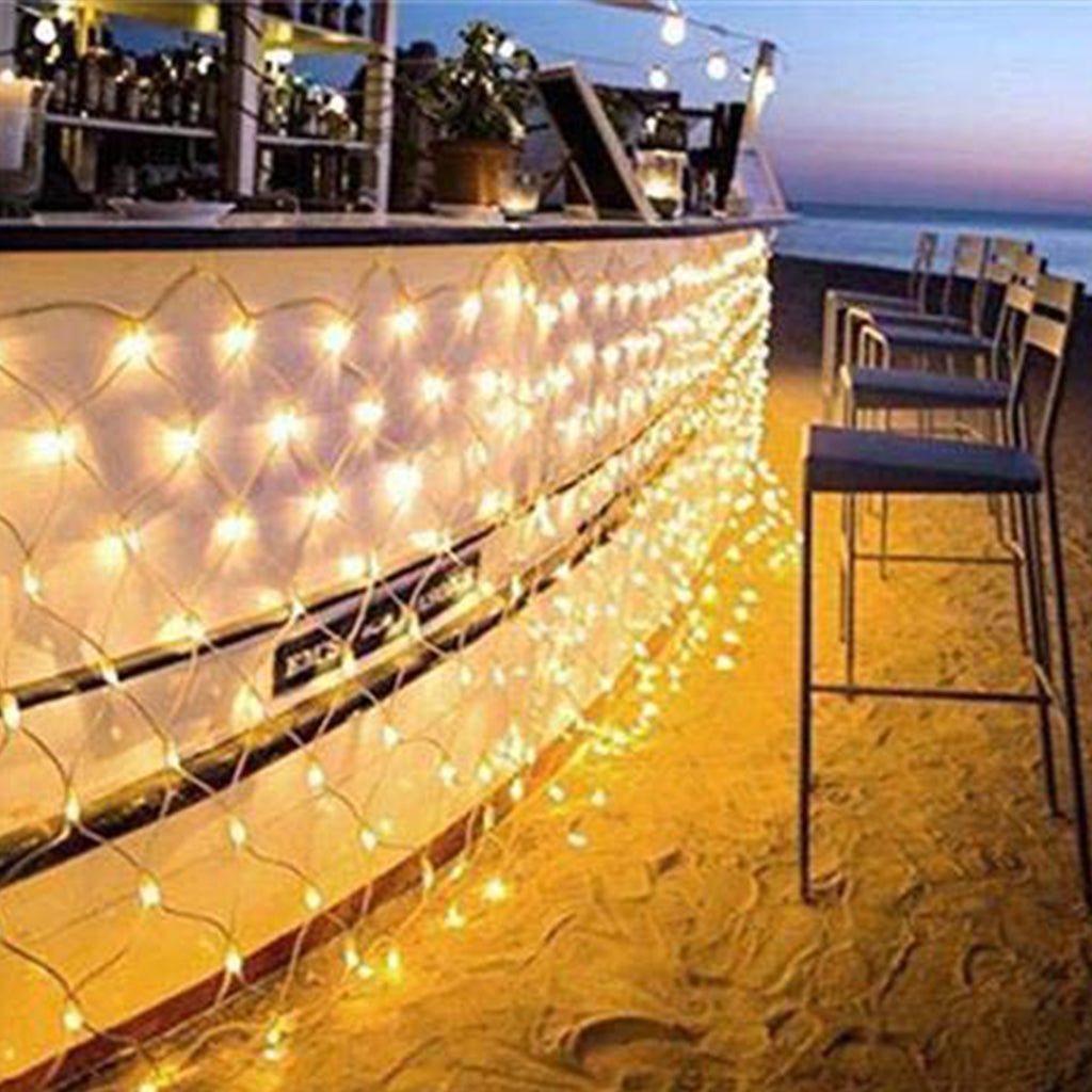 Plasa luminoasa 3M x 2M 320 leduri interconectabila Plase Lumini Terasa