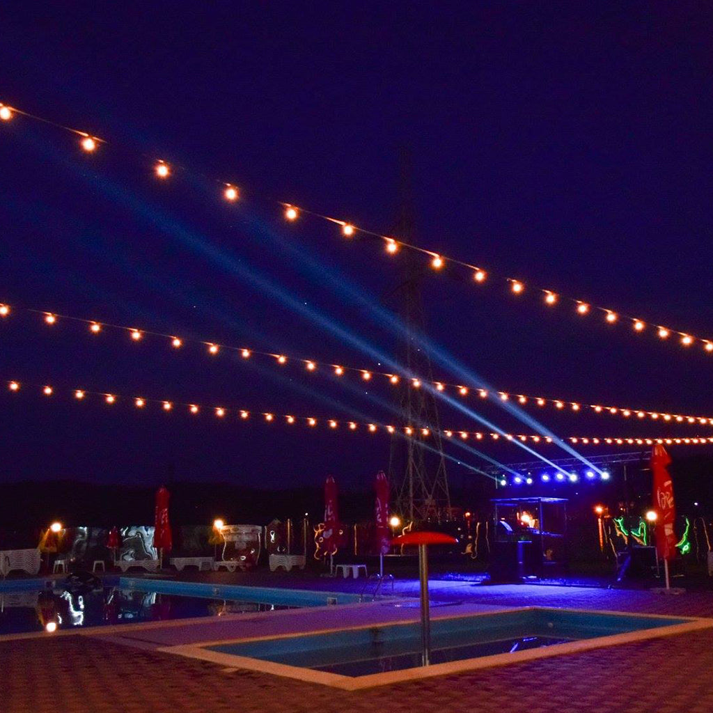 Inchiriere Ghirlande Luminoase 20 Becuri Conectabile 50m Exterior Ghirlanda luminoasa Lumini Terasa