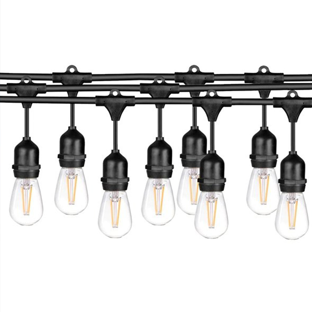 Ghirlanda luminoasa 10 m. cu 10 becuri LED E27 interconectabila Ghirlanda luminoasa Lumini Terasa