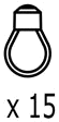 LT · 15 becuri